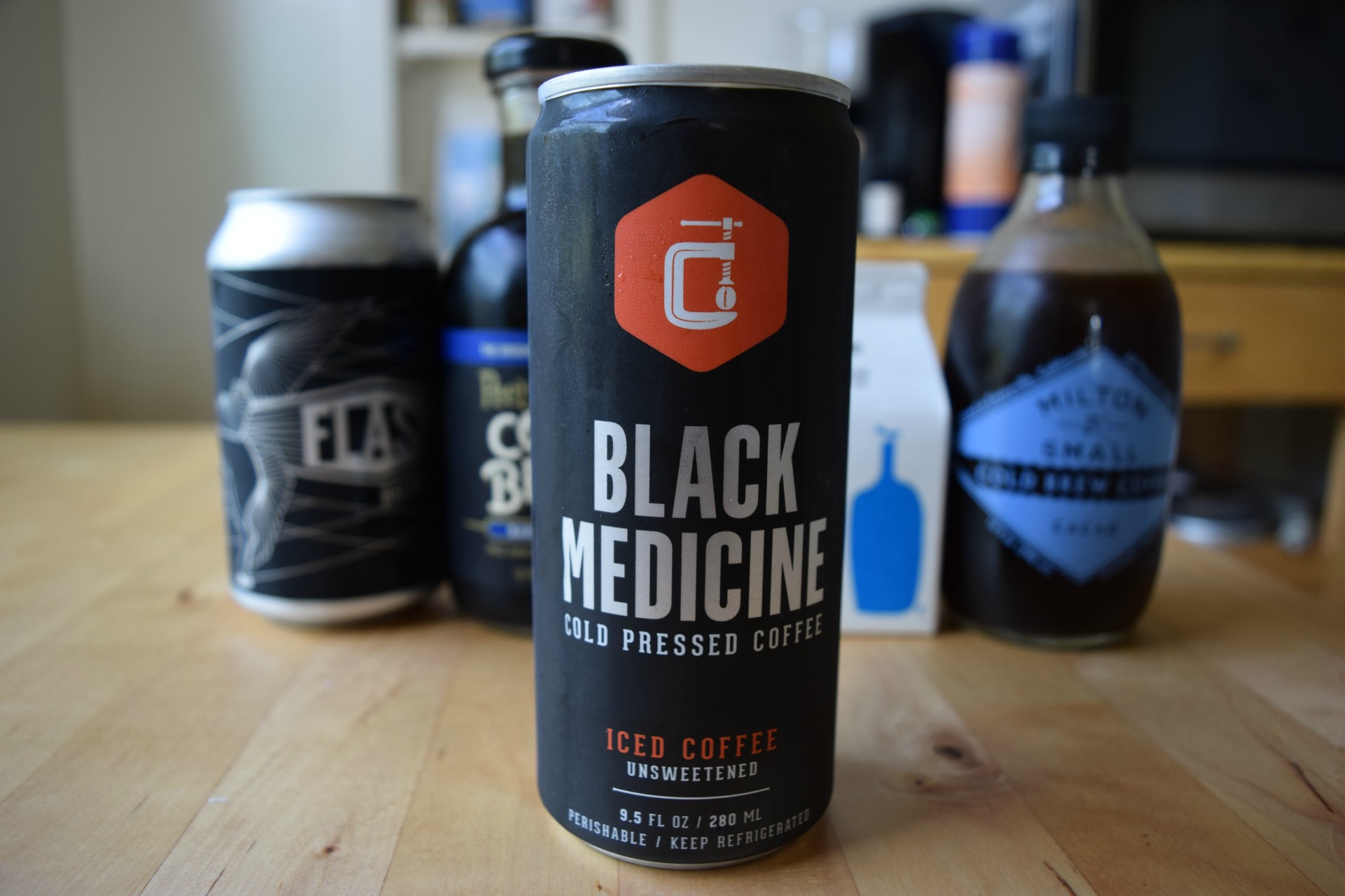 Iced coffee from Oakland's Black Medicine.