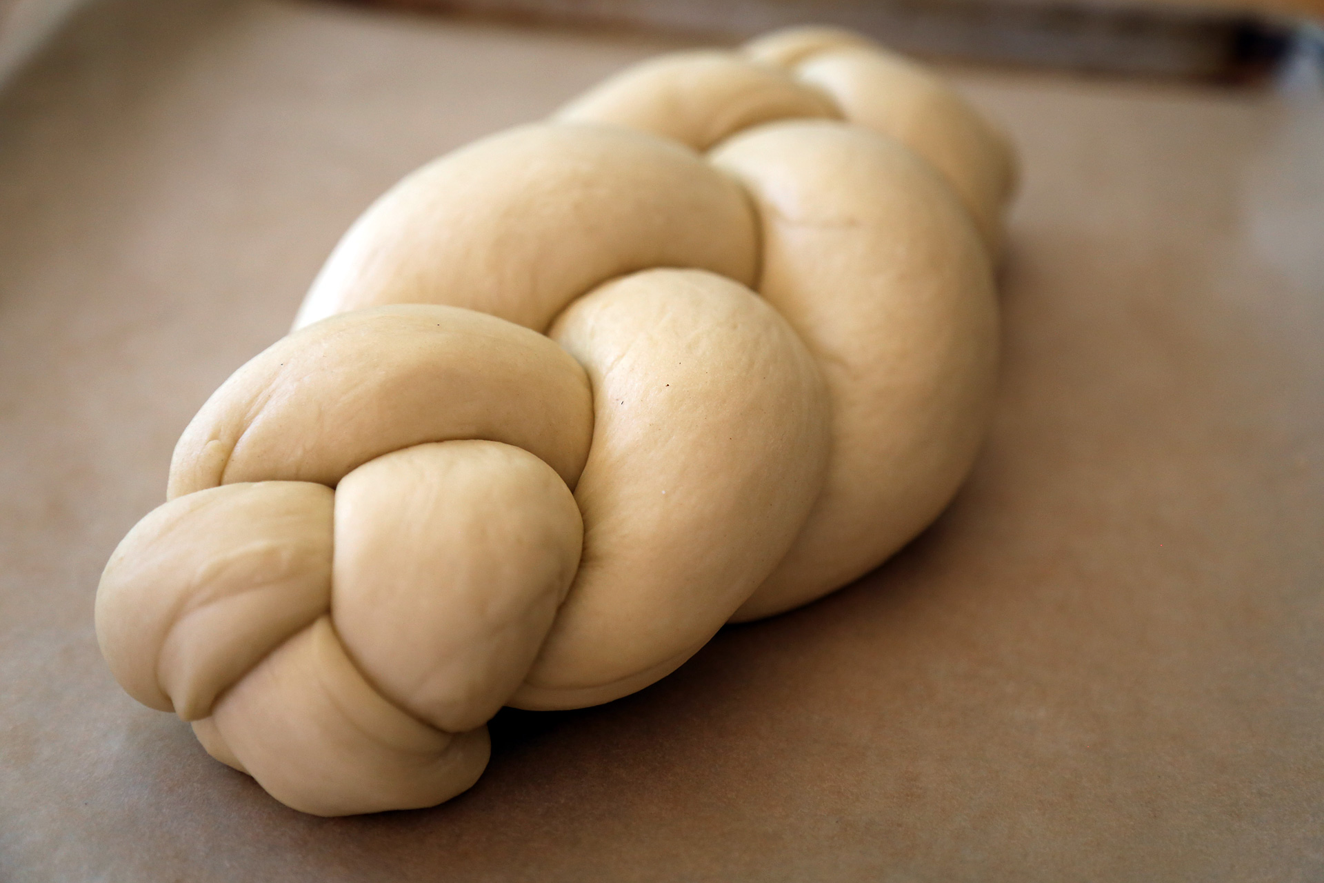Wait until the bread is puffy and nearly doubles in size, about 30 to 60 minutes.