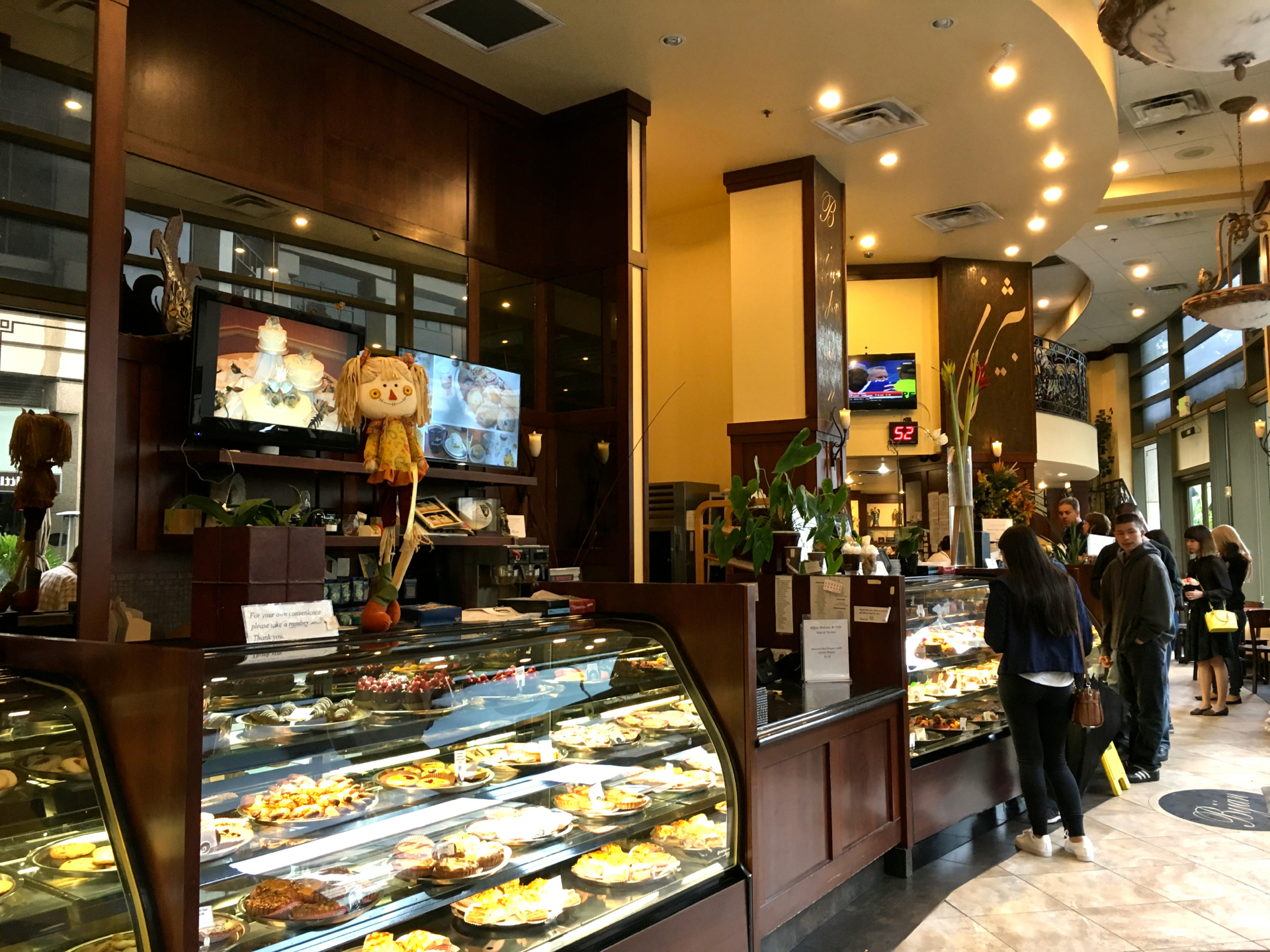 Inside Bijan Bakery & Cafe.