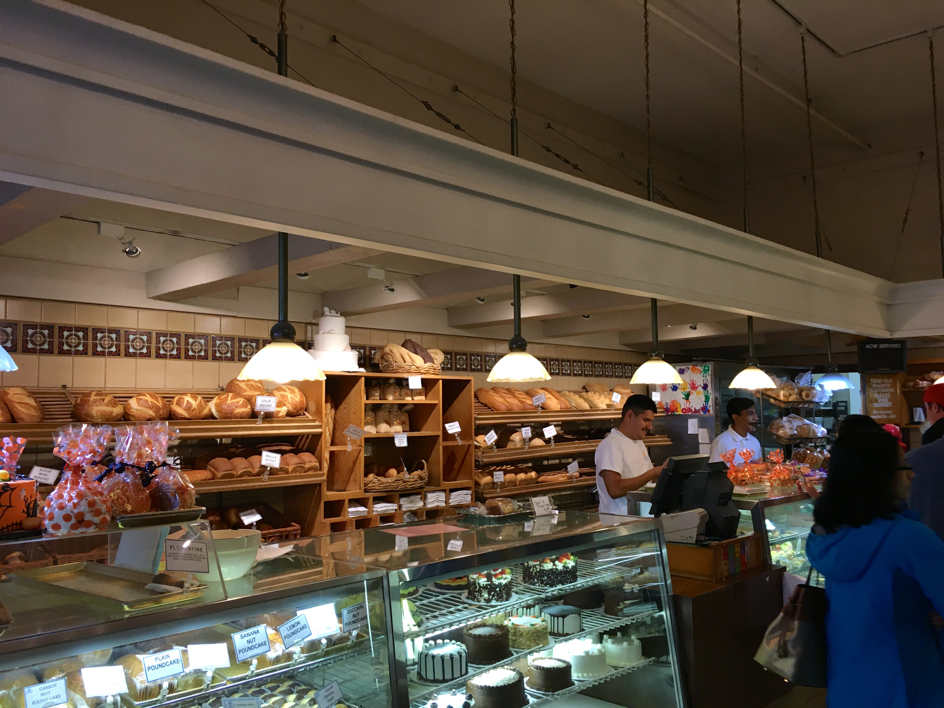 Inside Copenhagen Bakery in Burlingame.