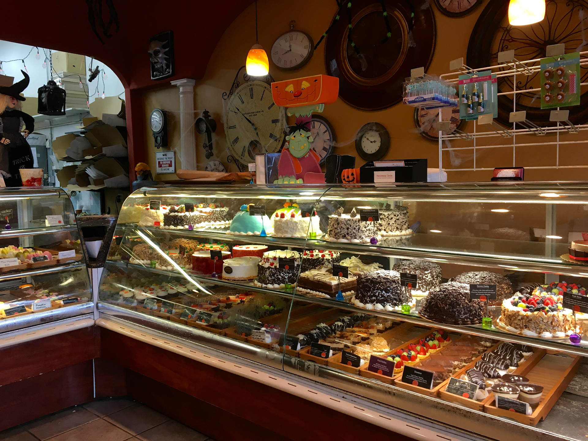 The pastry case inside La Patisserie Bakery in Cupertino.