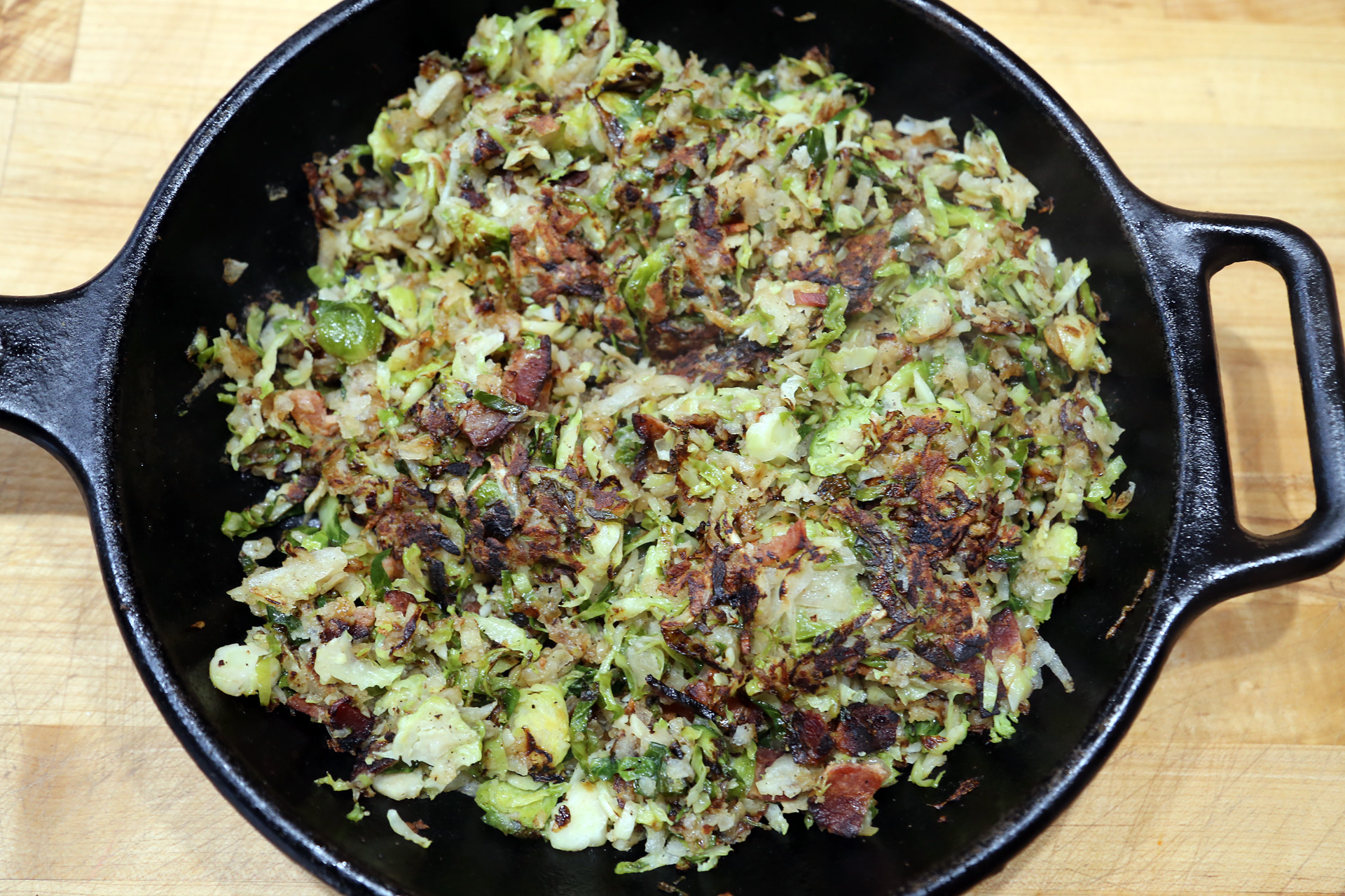 Crispy Brussels Sprouts Hash