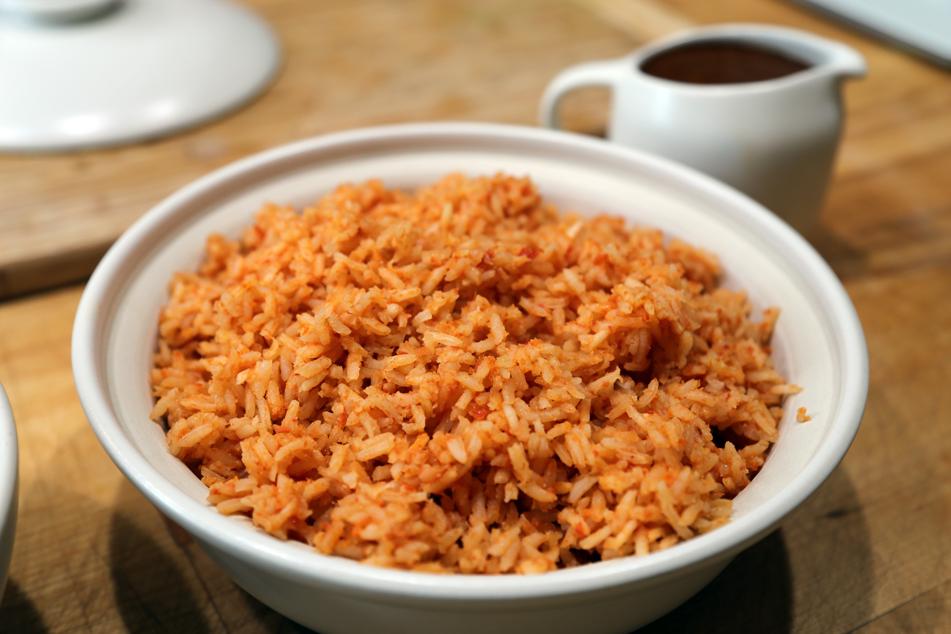 Mexican-Style Rice with Mole Gravy
