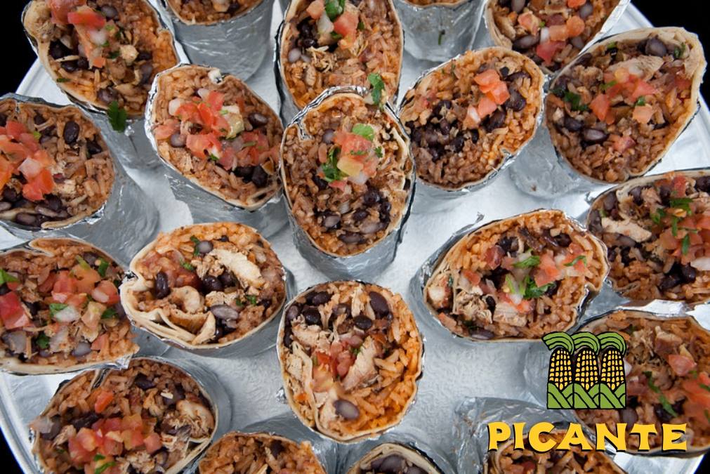 Picante's burrito platter