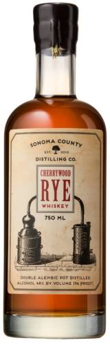 Cherrywood Rye Whiskey from Sonoma County Distilling Co.
