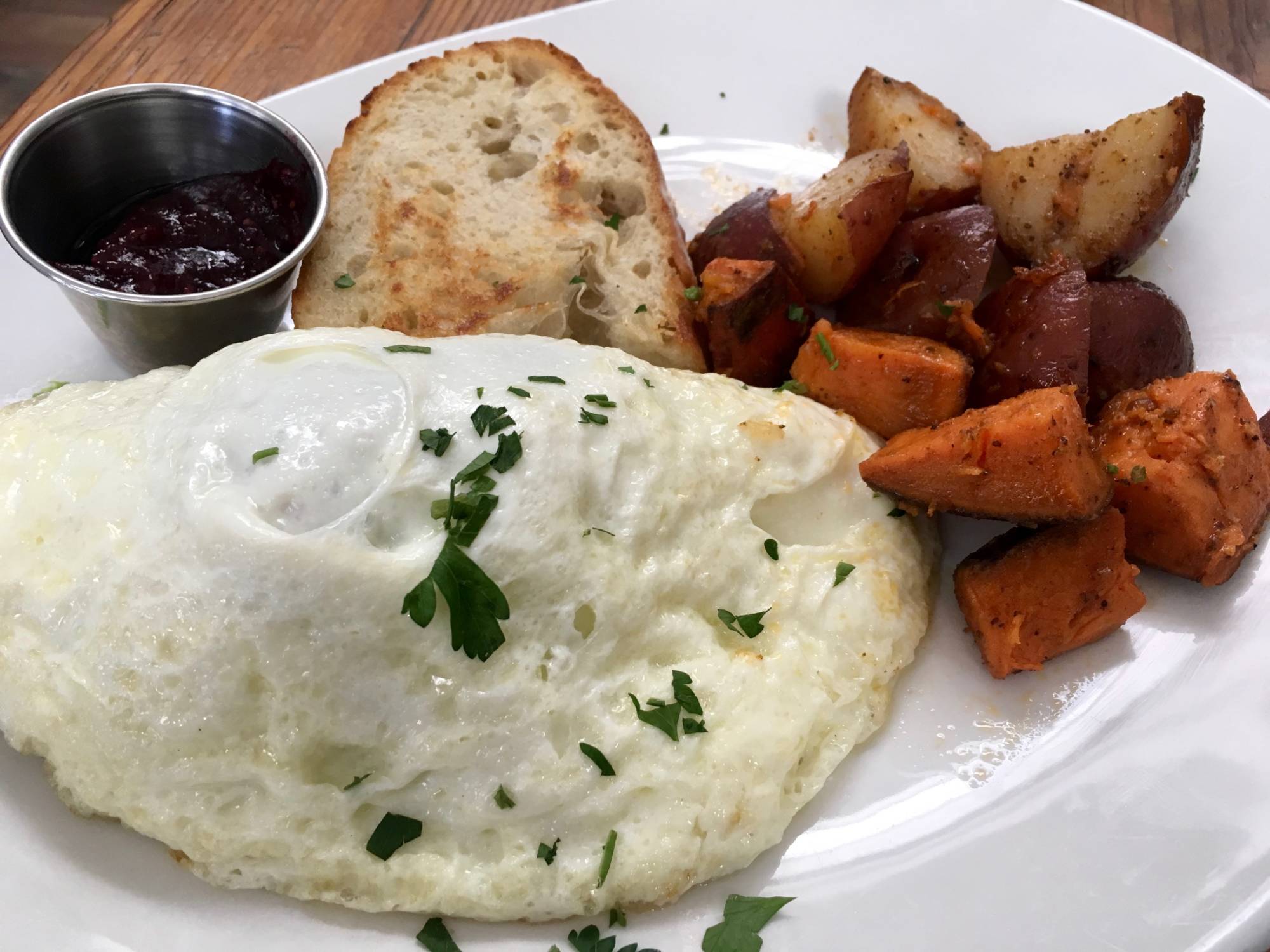 The Diestel Turkey Egg White Omelet at Local Union 271.