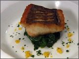 Grouper on Spinach