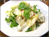Endive Salad with Apples, Arugula, Hazelnuts and Gorgonzola