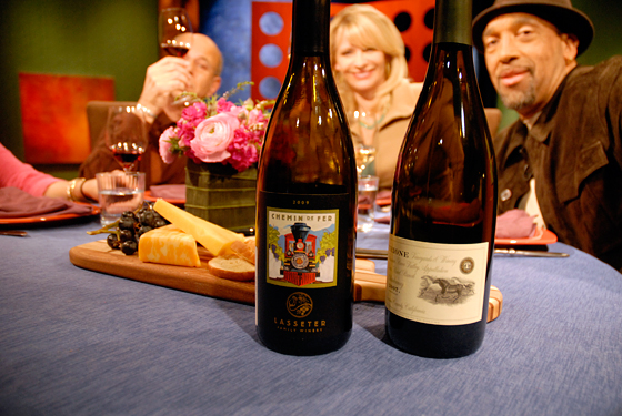 Wines drank on set of Check, Please! Bay Area episode 705