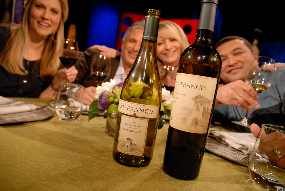 Wine that Leslie Sbrocco and guests drank on the set of Check, Please Bay Area episode 806. Photo: Wendy Goodfriend