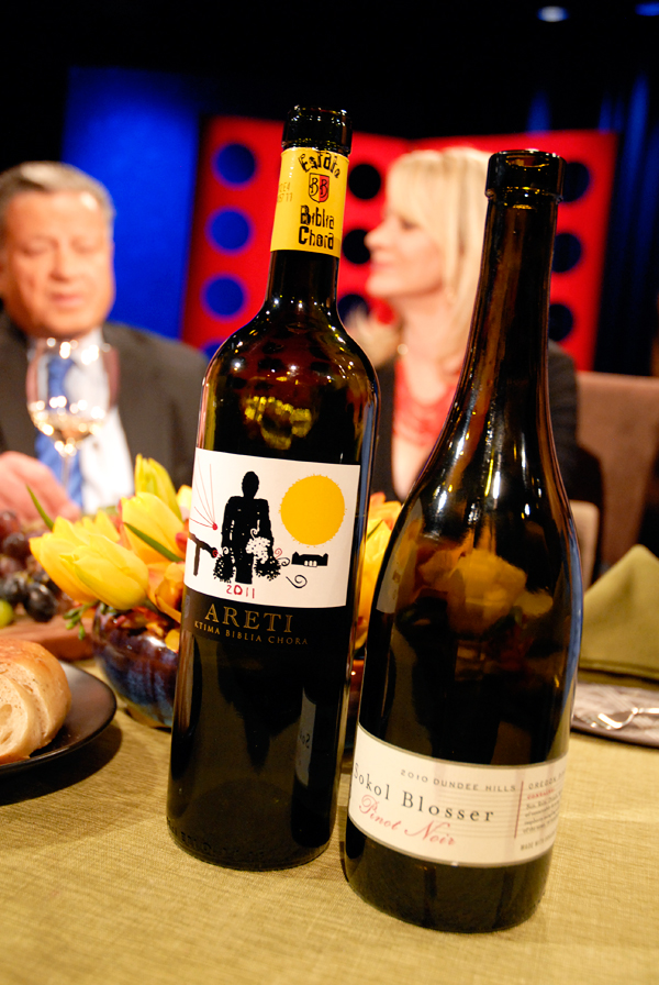 Wine and beer that Leslie Sbrocco and guests drank on the set of Check, Please Bay Area episode 809. Photo: Wendy Goodfriend