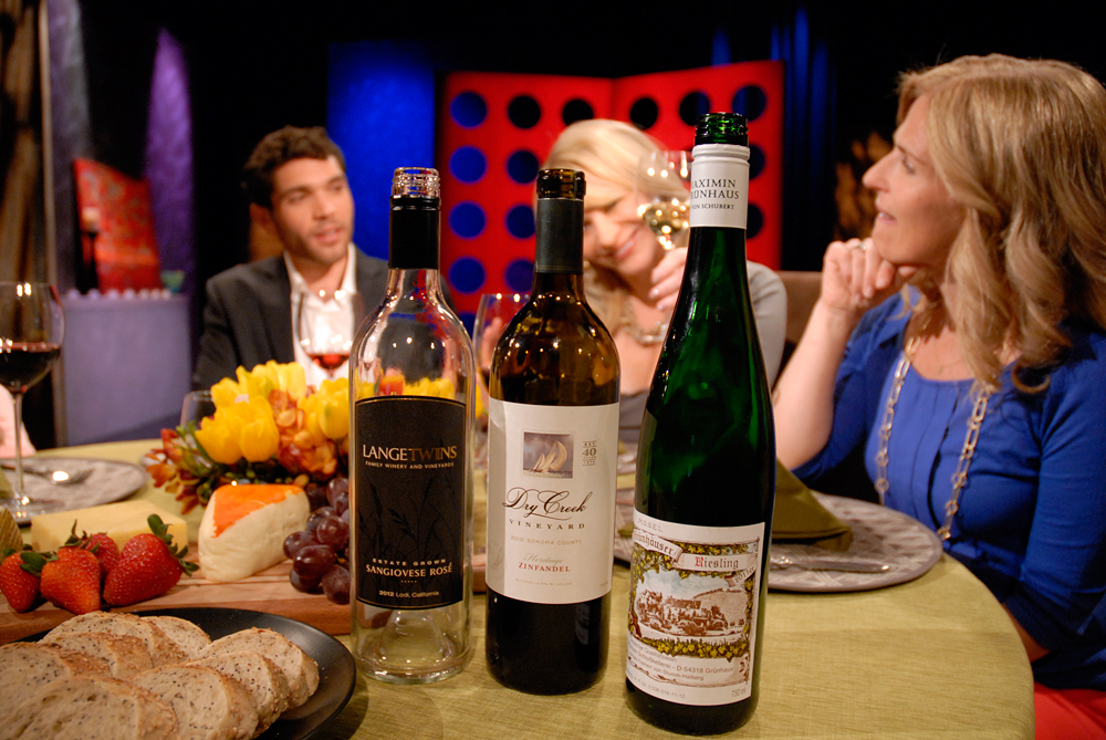 Wine that Leslie Sbrocco and guests drank on the set of Check, Please Bay Area episode 810. Photo: Wendy Goodfriend