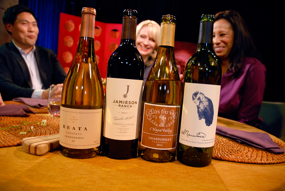 Wines that Leslie Sbrocco and guests drank on the set of Check, Please Bay Area episode 909