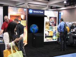 NASA's "Dynamic Planet" exhibit at the San Diego Convention Center. Photo: Craig Miller