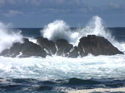 Heavy surf along the Monterey Peninsula. Photo: Craig Miller