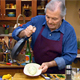 Jacques Pepin cooking in Episode 118 of Essential Pepin