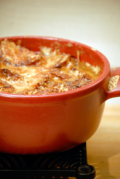 Onion Soup Lyonnaise-Style