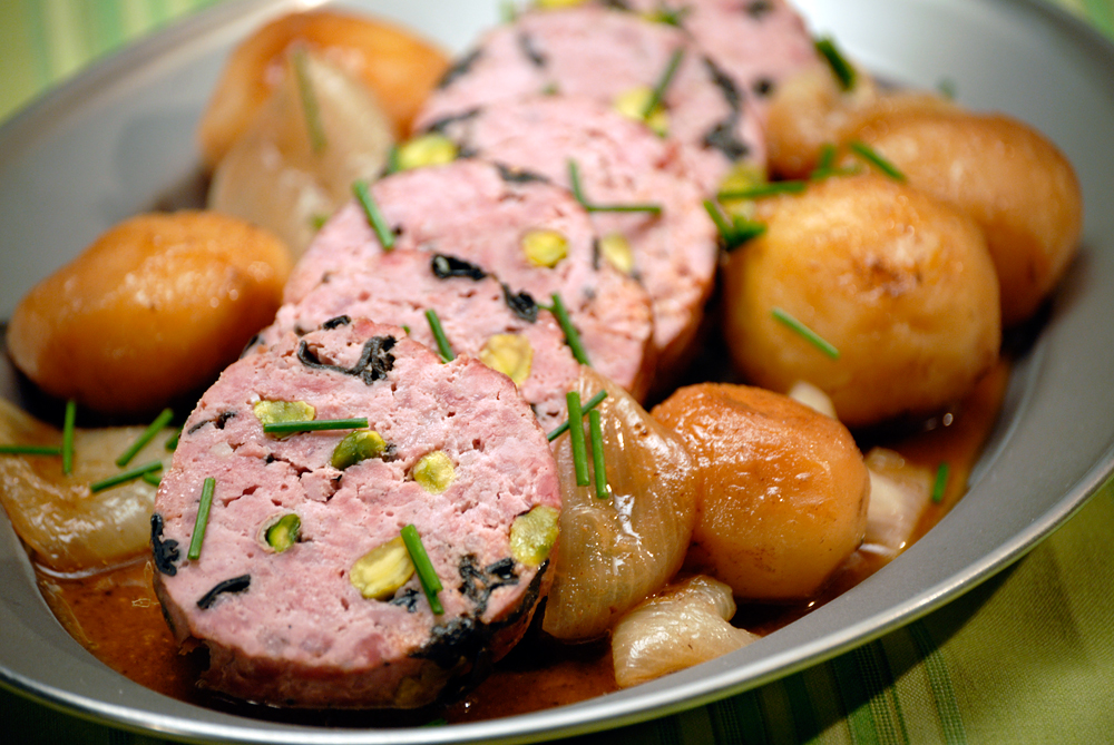 Roast Sausage with Potatoes