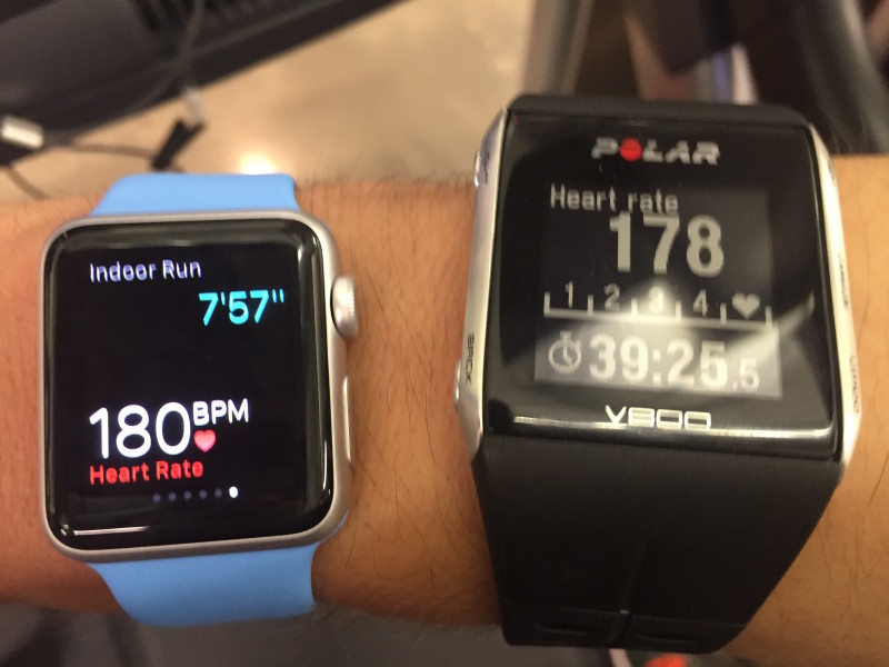 The Apple Watch came close to accurate heart rate tracking -- for a second