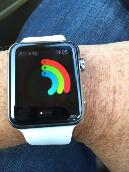 Analyst Ben Bajarin received early access to the Apple Watch, which he uses during exercize
