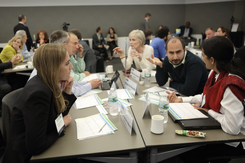 StartUp Health entrepreneurs at the company's quarterly summit in New York, in April 2015. (StartUp Health)