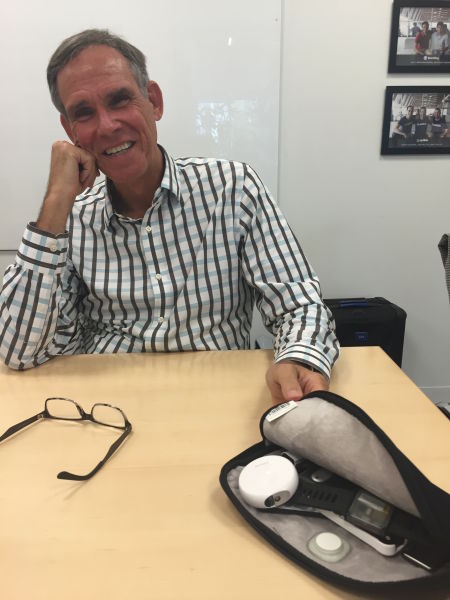 Eric Topol at the Rock Health offices in San Francisco 