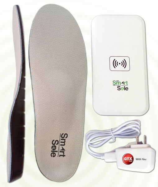 The SmartSole device and charger.