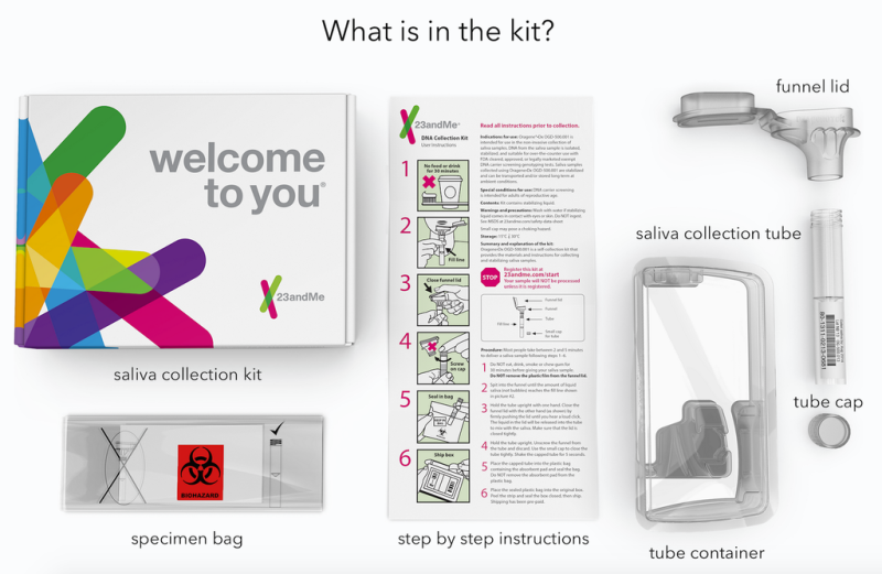 You don't need a doctor's note to purchase 23andMe's genetic testing kit. 
