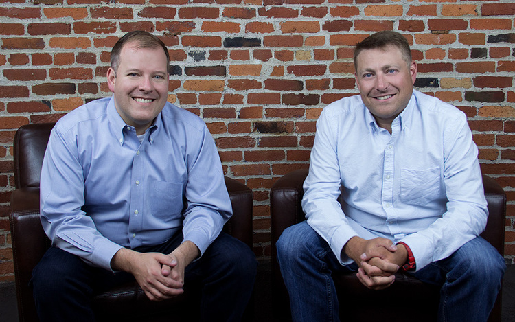 Brad Mascho and Sean Lane, the founders of CrossChx. 