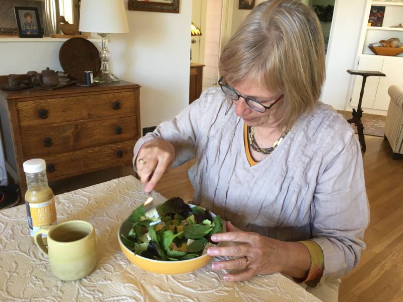 Judy Maggiore eats a salad everyday for lunch. 