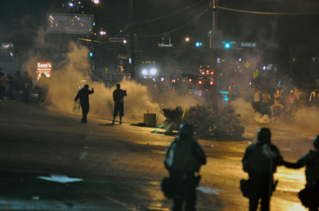 Day six of protests in Ferguson (Loavesofbread/Wikimedia)