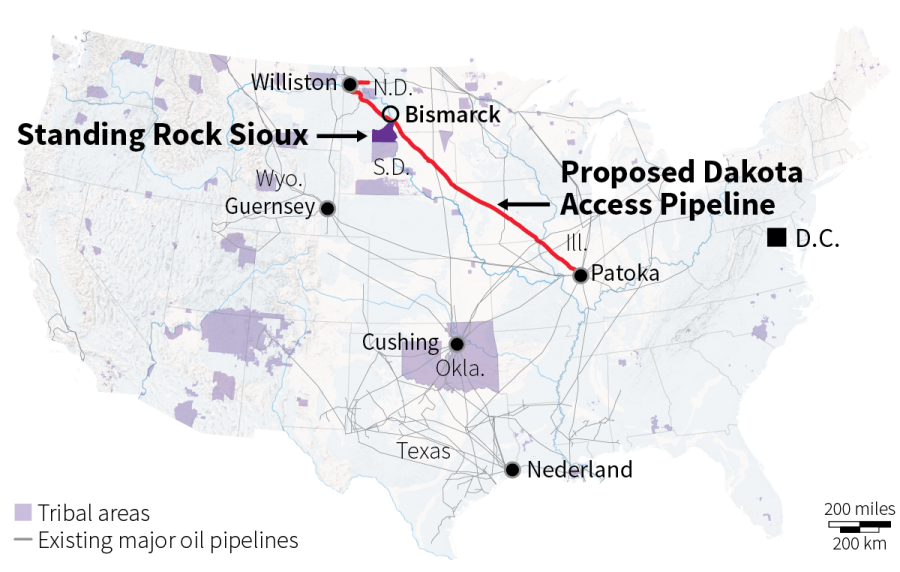The 1,172-mile Dakota Access pipeline was originally expected to start up in late 2016, delivering more than 470,000 barrels per day of crude oil from North Dakota's Bakken shale formation to Illinois.
