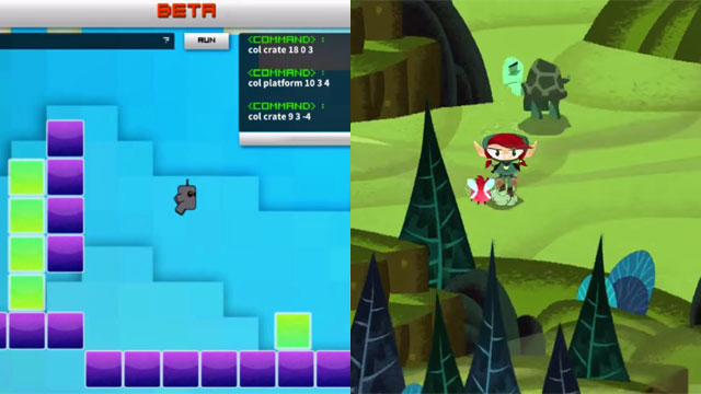 Beta The Game (left) and Hack 'n Slash (right)