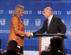 Jerry Brown and Meg Whitman