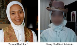 Official Disney hijab-substitute.