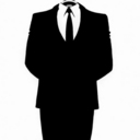 Original Anonymous figure. Twitter picture of @AnonyOps