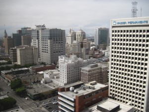 Downtown Oakland. (Photo by: Craig Miller/ KQED)