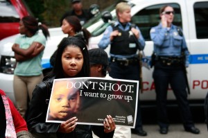 An anti-violence vigil. (Photo by: Scott Olson/Getty Images)