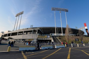 The Oakland-Alameda County Coliseum. (Getty Images)