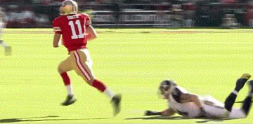 49ers Quarterback Alex Smith suffers a concussion during the Nov. 11 game against the Rams.