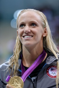Richmond swimmer Dana Vollmer won three gold medals in the 2012 summer Olympics (Jamie Squire/Getty Images)