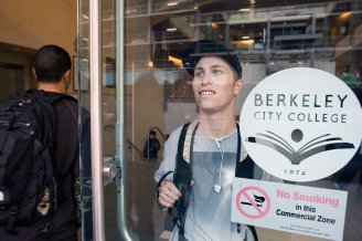 Berkeley City College student Clay Smith (Michael Short/California Watch)
