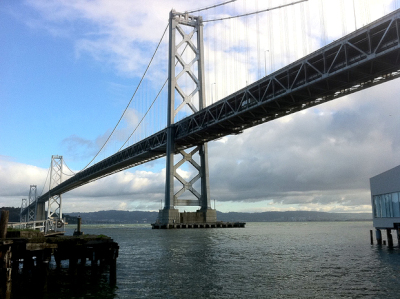 The Bay Bridge is set to open in September, but has had several setbacks in the ten years of its construction. (Rik Panganiban/Flickr)