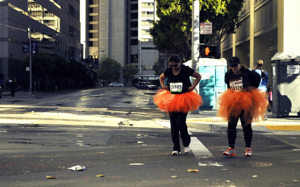 Tutus proved popular at this year's event. (Lauren Benichou/KQED)