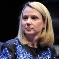 Yahoo CEO Marissa Mayer speaks at a WIRED business conference on May 7, 2013 in New York. (Brad Barket/Getty Images for WIRED)