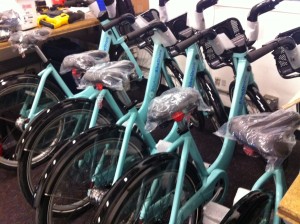 A first peek of the bikes, courtesy of Bay Area Bike Share.