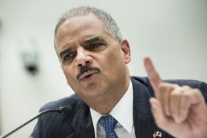 FILE PHOTO: Eric Holder in 2013 (BRENDAN SMIALOWSKI/AFP/Getty Images)