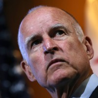 Gov. Jerry Brown signed domestic worker bill. (Justin Sullivan/Getty Images)