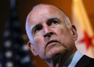 Gov. Jerry Brown signed domestic worker bill. (Justin Sullivan/Getty Images)