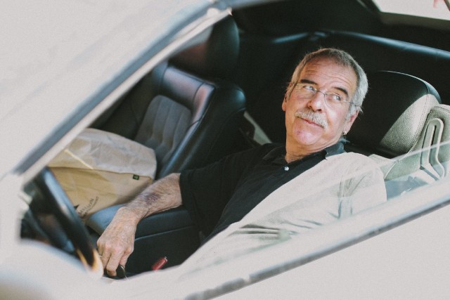Tim Oviatt was forced to live in his car for more than eight months.  (Myleen Hollero/KQED) 